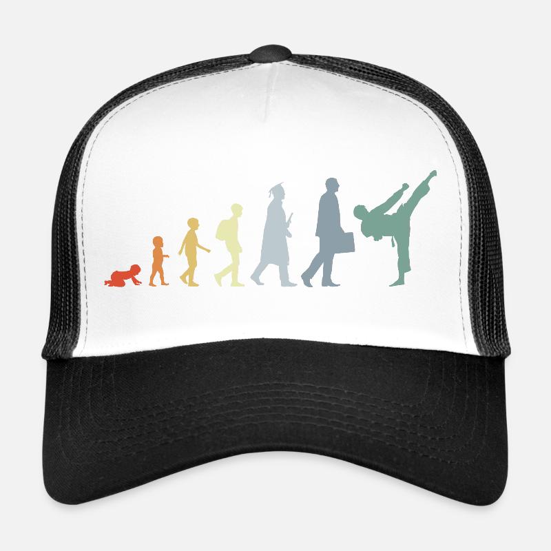 Rétro Karateka Evolution Casquette trucker 