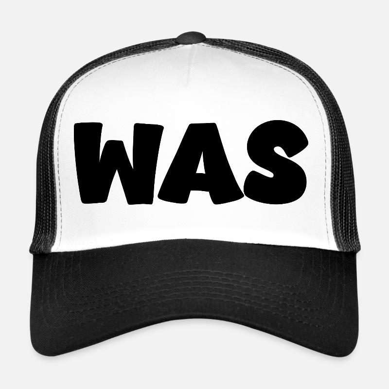 What - Trucker Cap - white/black