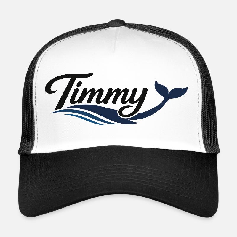 Timmy Wal Ondes typographiques Casquette trucker 