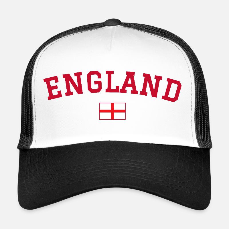 England Flagge Design Rot Trucker Cap