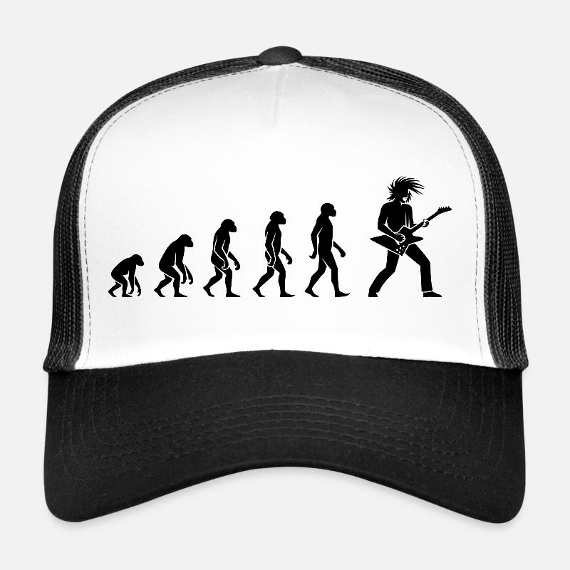 Evolution Rock 'n' Roll Guitarist Design Casquette trucker 