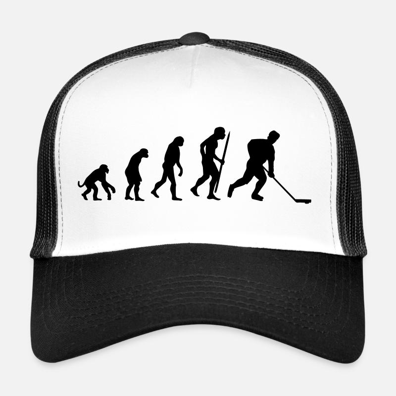 evolution of  hockey_ Trucker Cap