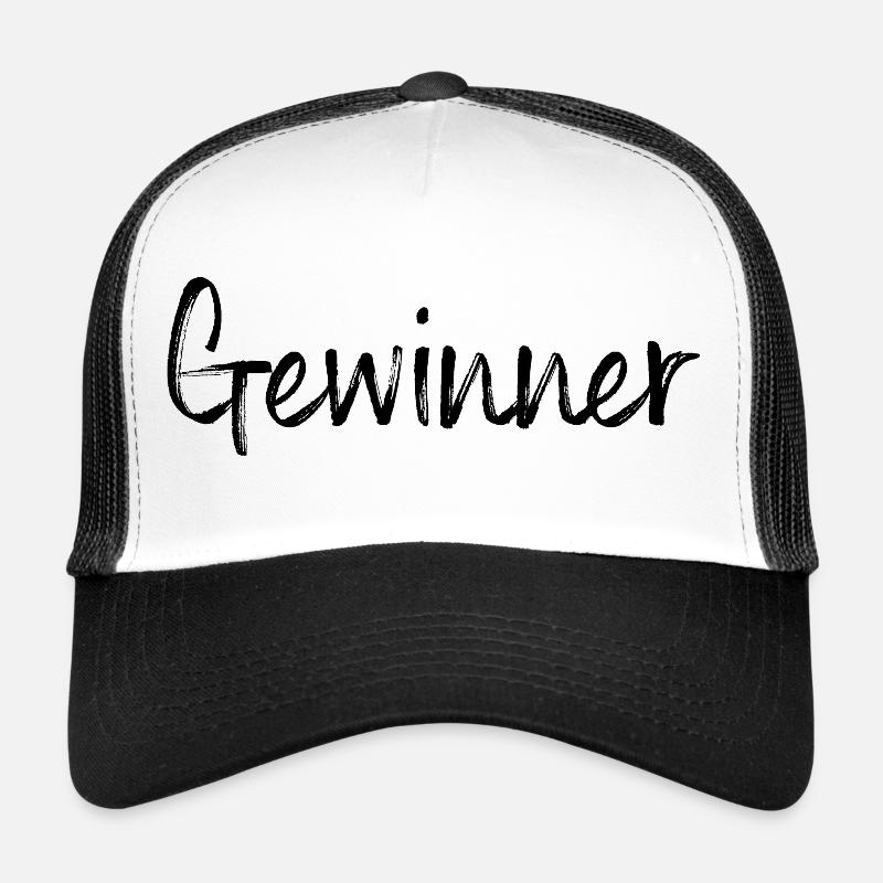 Gewinner Sieger Wettkampf Meisterschaft Trucker Cap