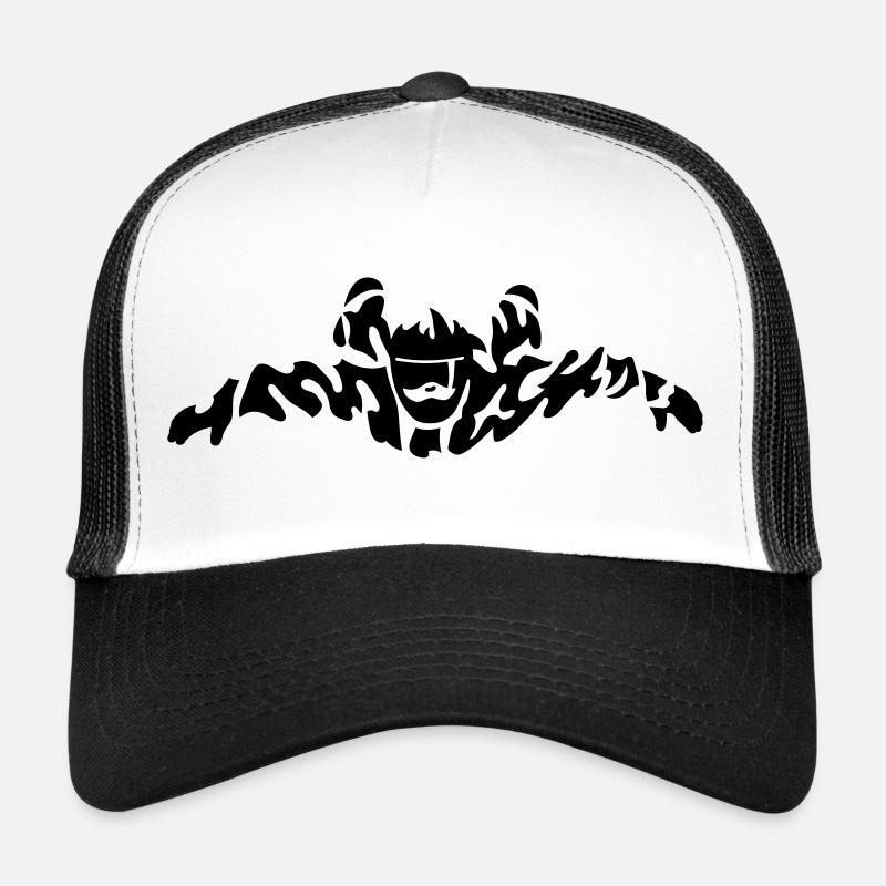Skydiver - Trucker Cap - Weiß/Schwarz