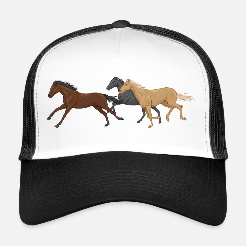 Three Horses Casquette trucker 