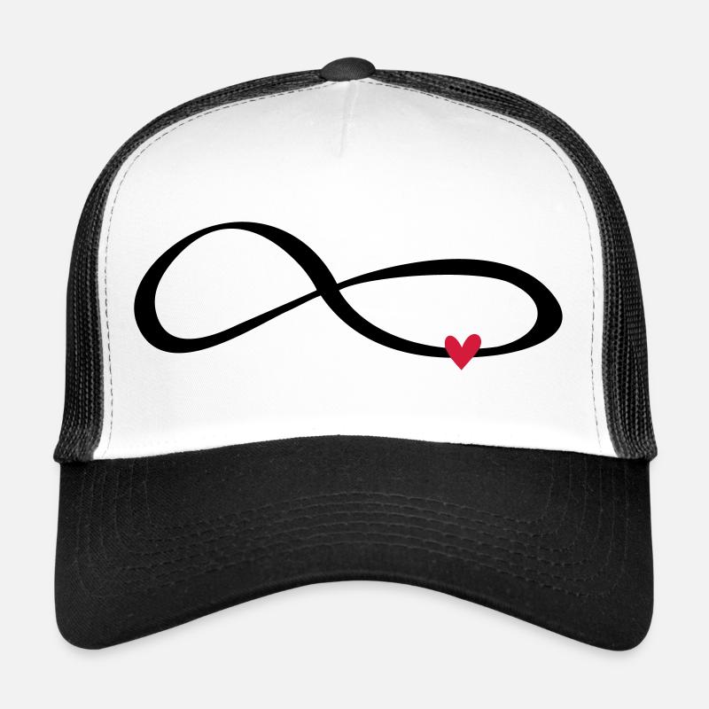 Infinity sign symbol gift love Trucker Cap