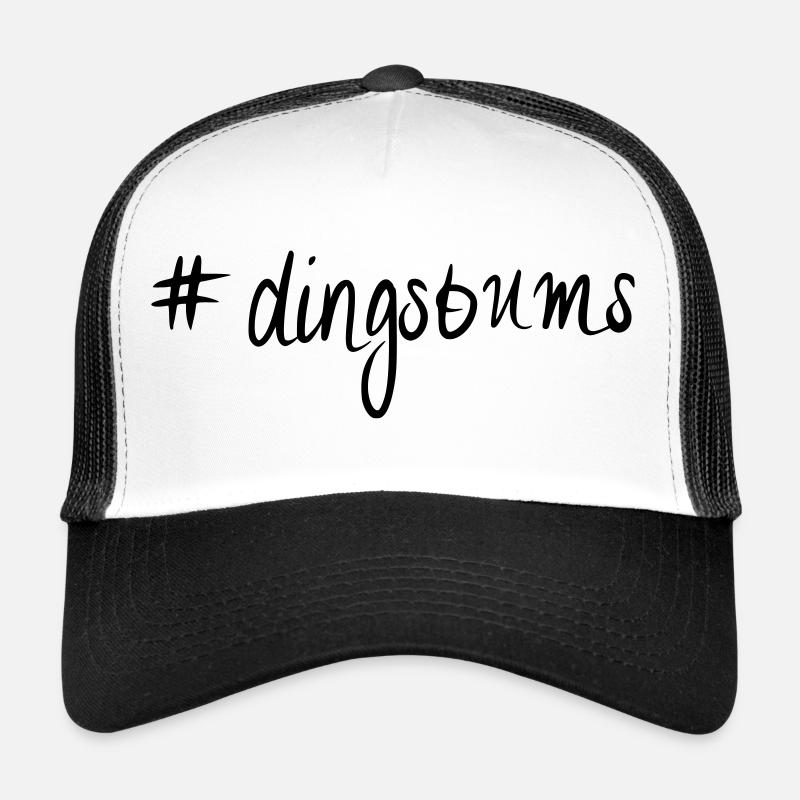# dingsbums - Trucker Cap - Weiß/Schwarz