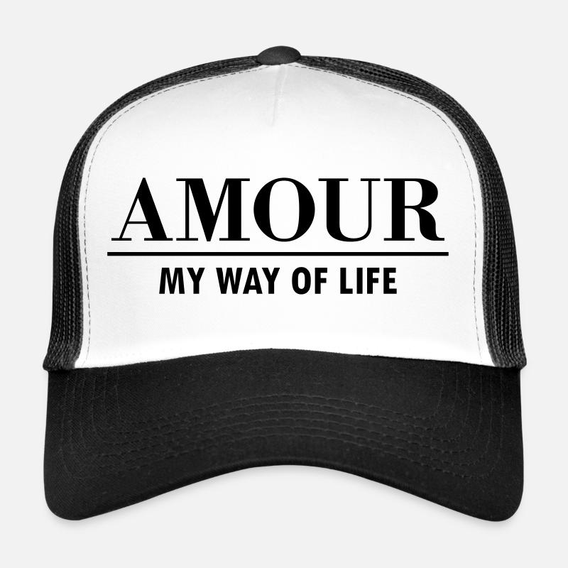 Amour, mon mode de vie (ligne) Casquette trucker 