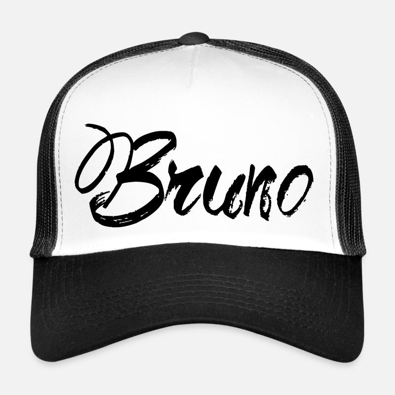 Bruno - Trucker Cap - Weiß/Schwarz