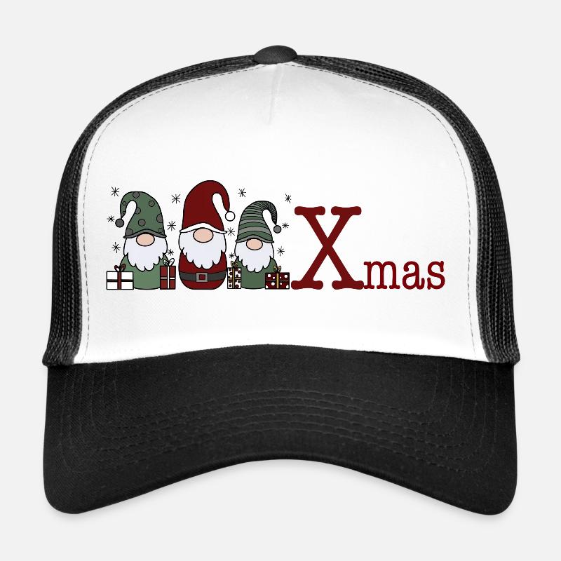 Wichtel Xmas - Trucker Cap - Weiß/Schwarz