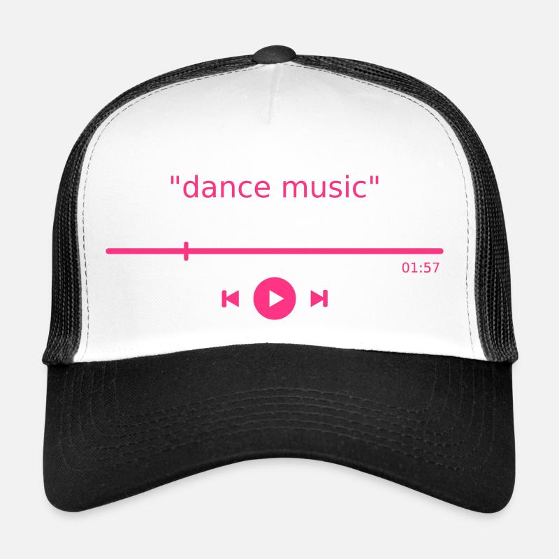 Musik Player dance digital streaming play button Trucker Cap
