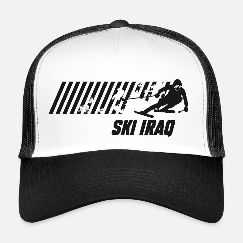 Ski Iraq - Trucker Cap - white/black