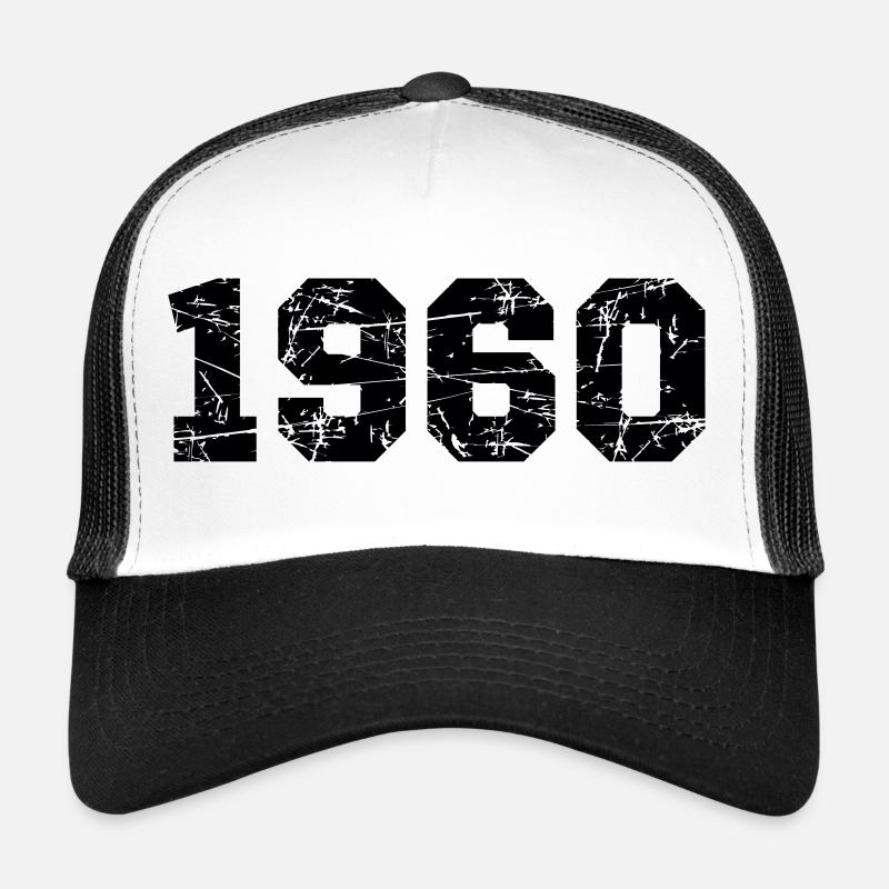 1960 - Trucker Cap - white/black