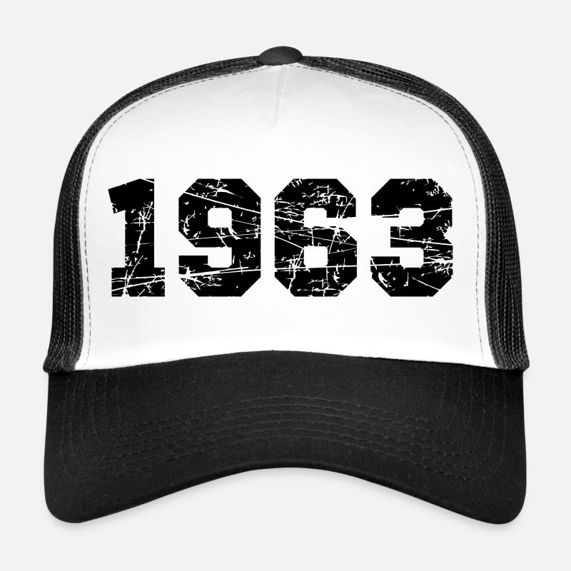 1963 - Trucker Cap - white/black