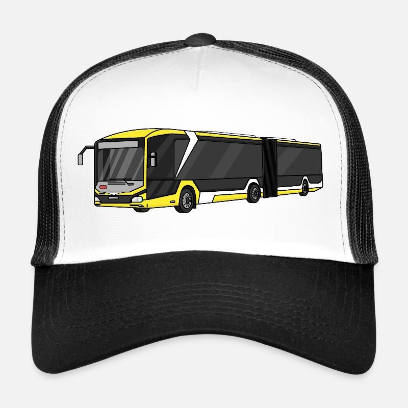 Bus - Trucker Cap - Weiß/Schwarz