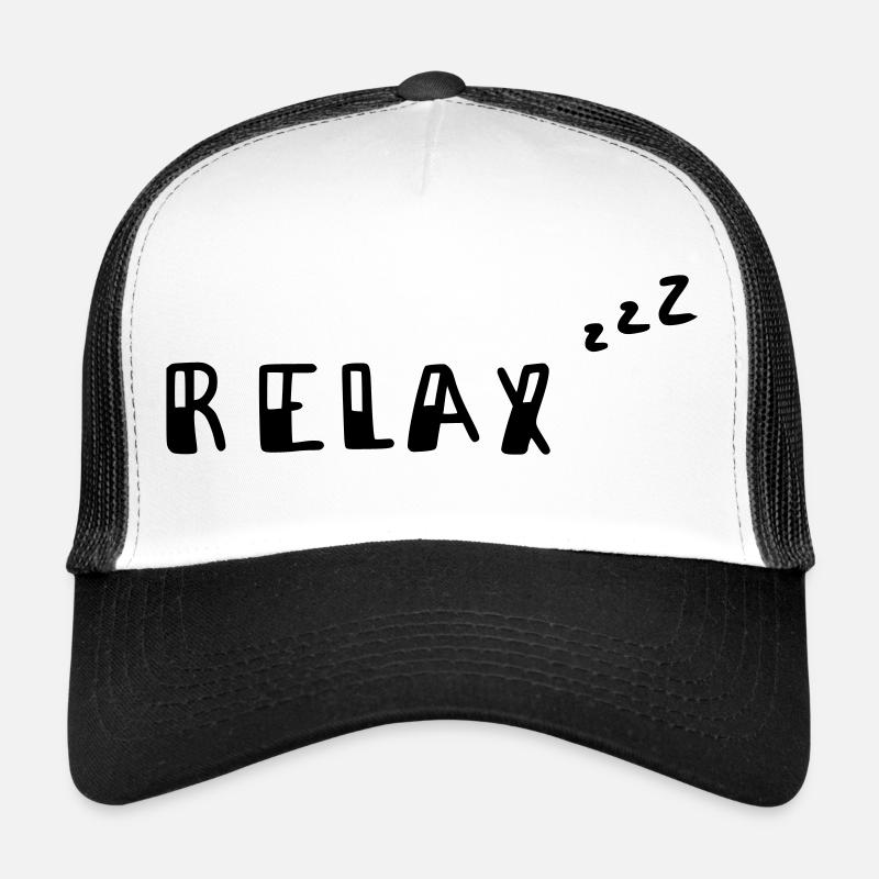 Relax - Trucker Cap - white/black