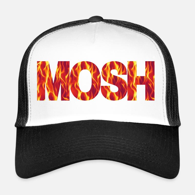 Mosh! - Trucker Cap - white/black