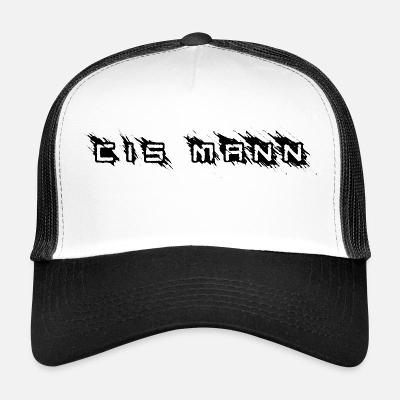 Cis Mann - Trucker Cap - Weiß/Schwarz