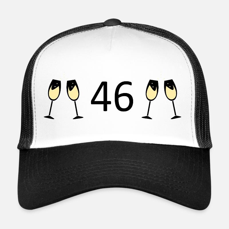 46e anniversaire 46 ans 46 ans numéro 46 Casquette trucker 