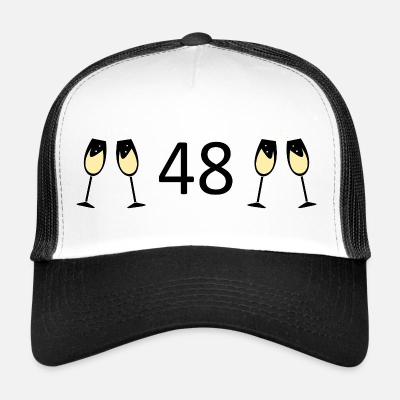 48e anniversaire 48 ans 48 ans numéro 48 Casquette trucker 