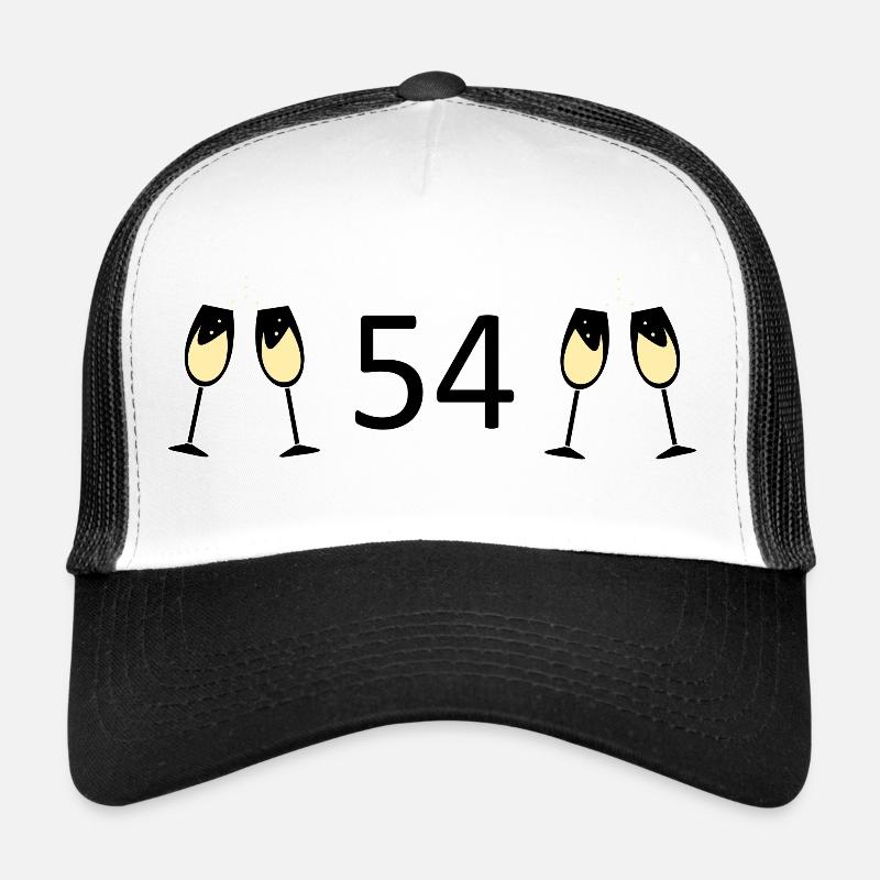 54e anniversaire 54 ans 54 numéro 54 Casquette trucker 