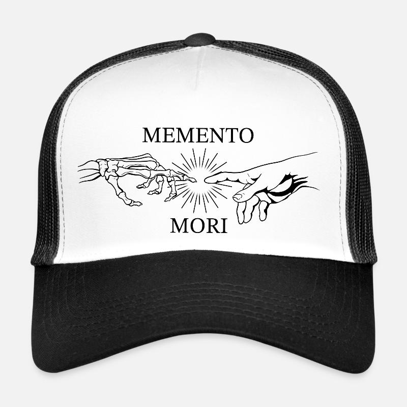Memento Mori - Trucker Cap - white/black