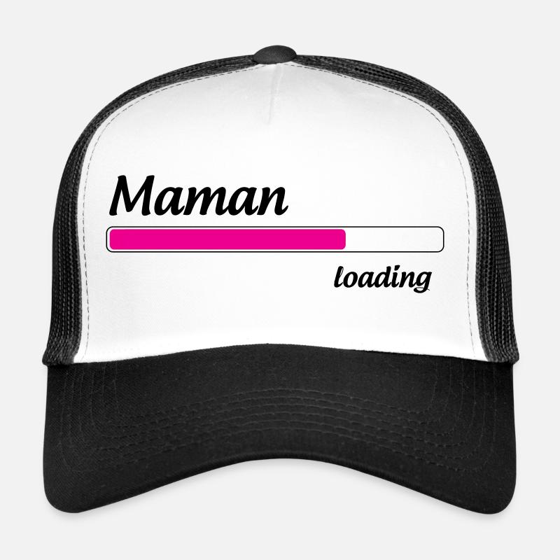 Maman loading... Please Wait - Future Mère Casquette trucker 