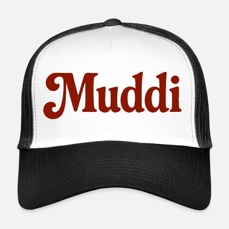 Herzstück Muddi - Trucker Cap - Weiß/Schwarz