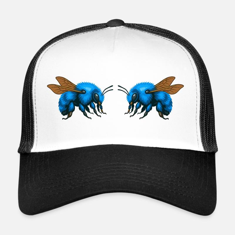 2Bourdons en miroir Casquette trucker 