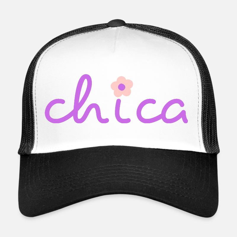 Chica flower Trucker Cap