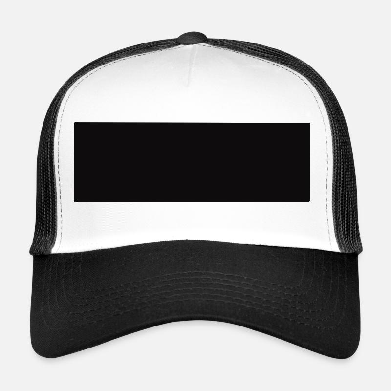 Rectangle abstrait en noir Casquette trucker 