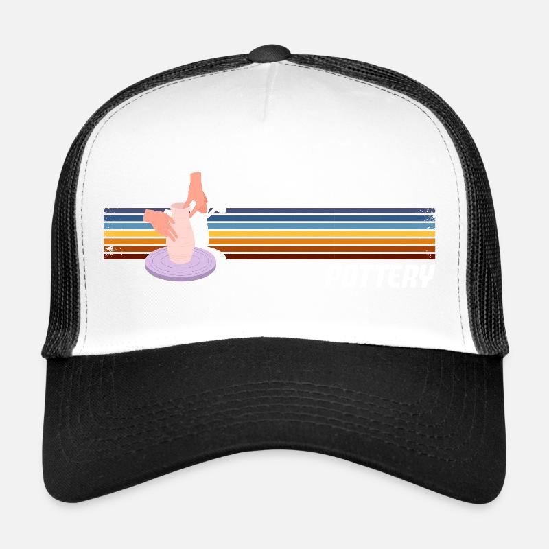 Ceramic Lovers Retro Style Pottery Trucker Cap