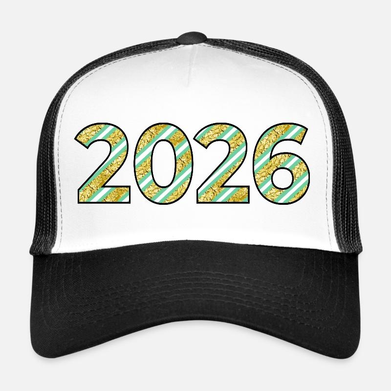 Année 2026 Chiffres Modèle Casquette trucker 