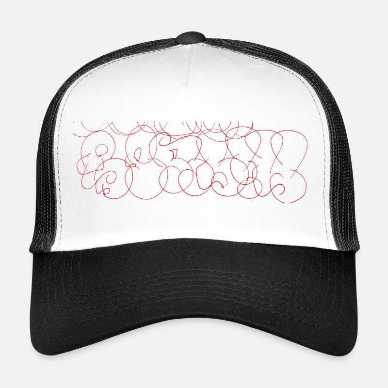Abstract Scribble Art Berlin Souvenir Trucker Cap