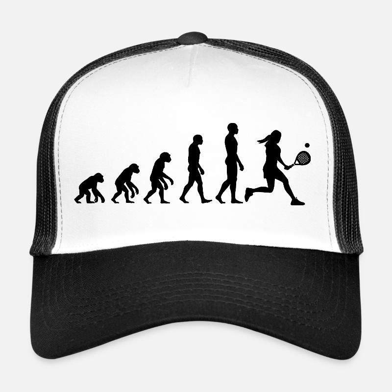 Évolution du padel, du singe à la reine du padel Casquette trucker 