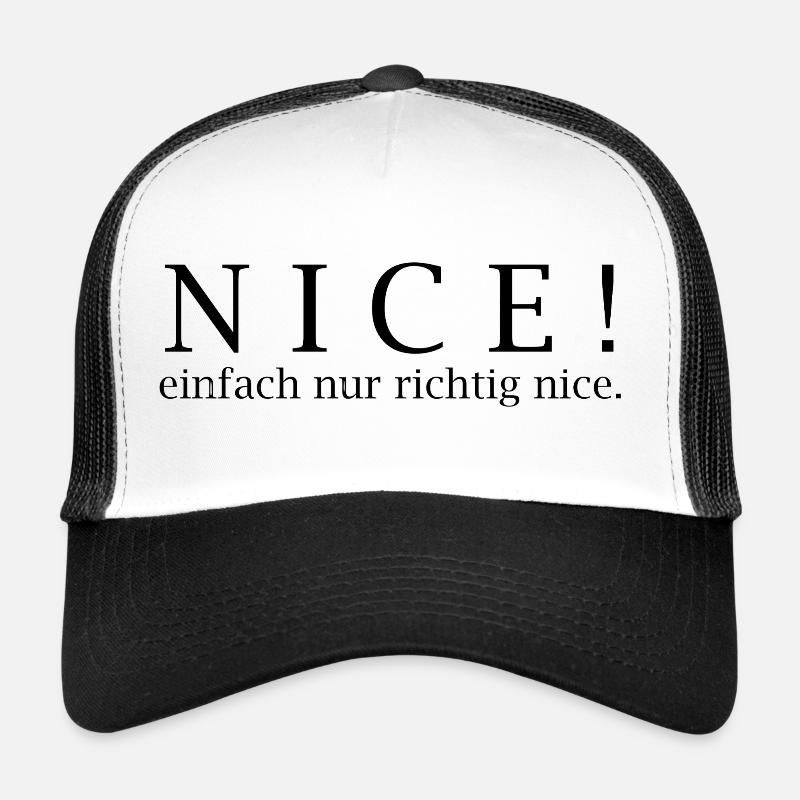 NICE! Just really nice. Trucker Cap