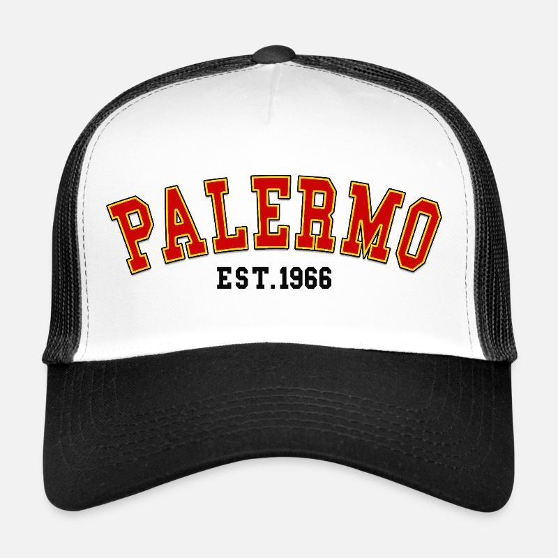 Palermo Est. 1966 - Trucker Cap - white/black