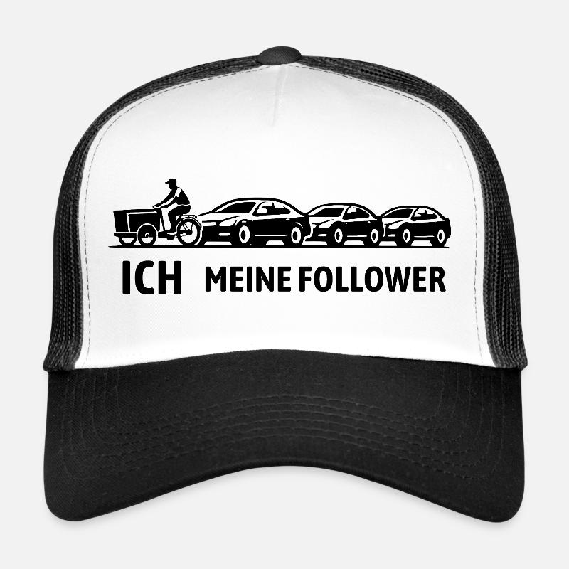 Moi et mes abonnés - vélo cargo - embouteillage Casquette trucker 