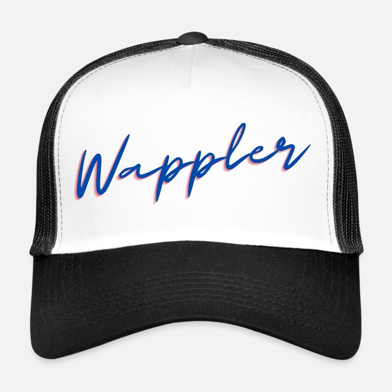 Wappler - Trucker Cap - Weiß/Schwarz