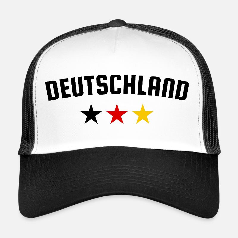 Deutschland 3 Sterne Design Trucker Cap