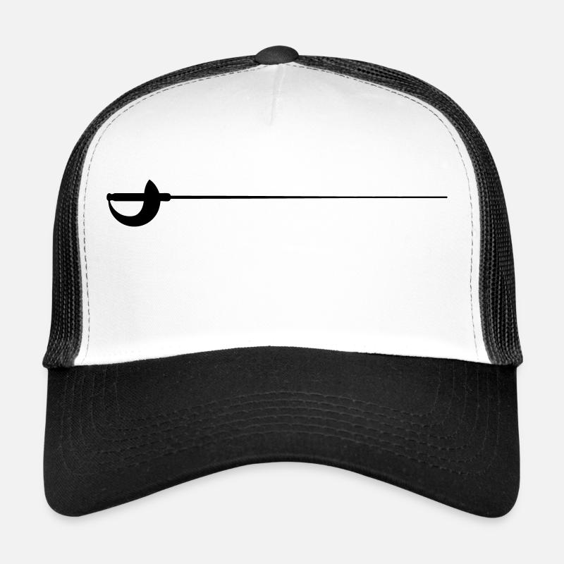 Sabre - Casquette trucker  - blanc/noir