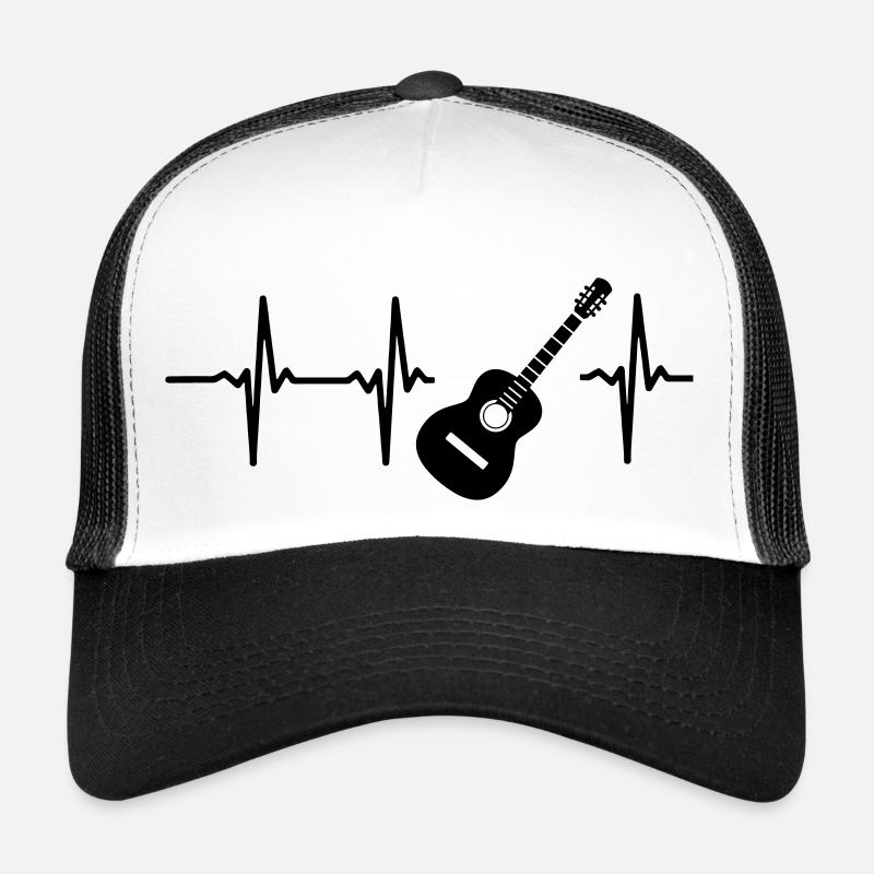 A HEART IS BEATING FOR THE GUITAR Trucker Cap