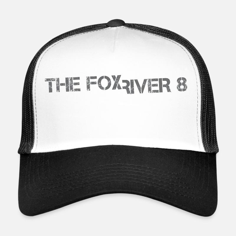 The Fox River 8 - Casquette trucker  - blanc/noir