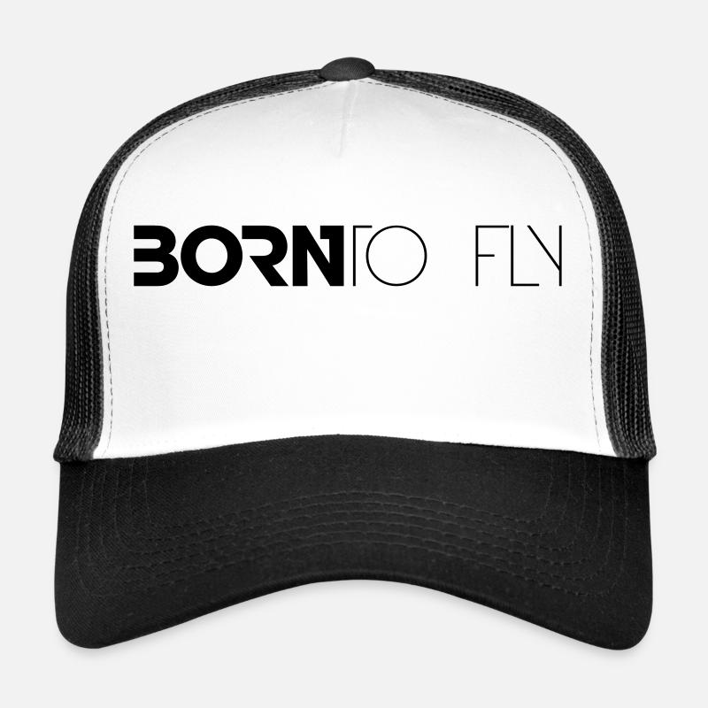 Né à voler Heli Design Casquette trucker 