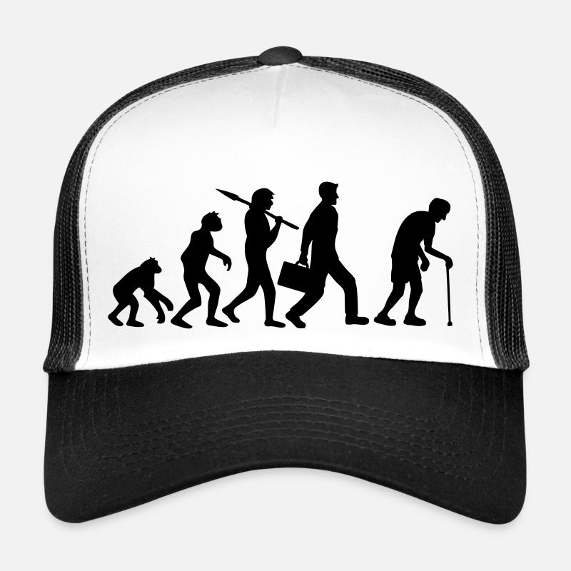 Evolution grandpa design Trucker Cap