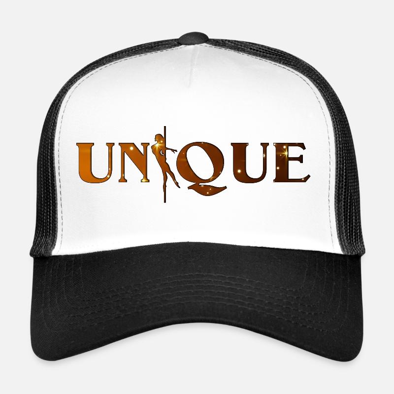Golden Silhouette Dance Outline Trucker Cap