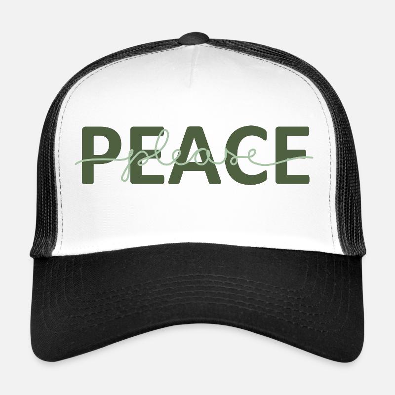 Peace please Trucker Cap