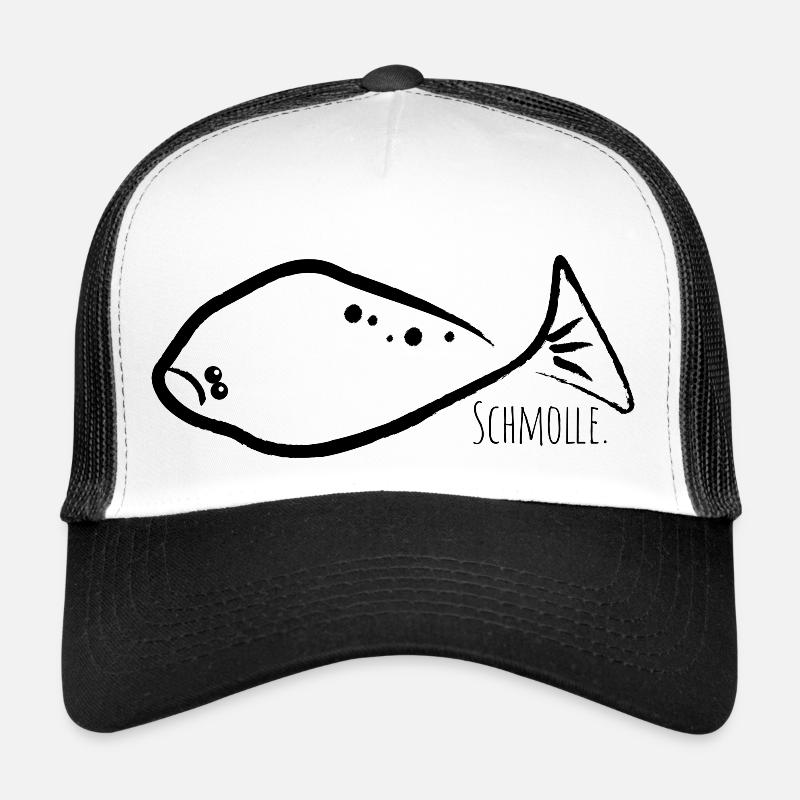 Schmolle schwarz - Trucker Cap - Weiß/Schwarz
