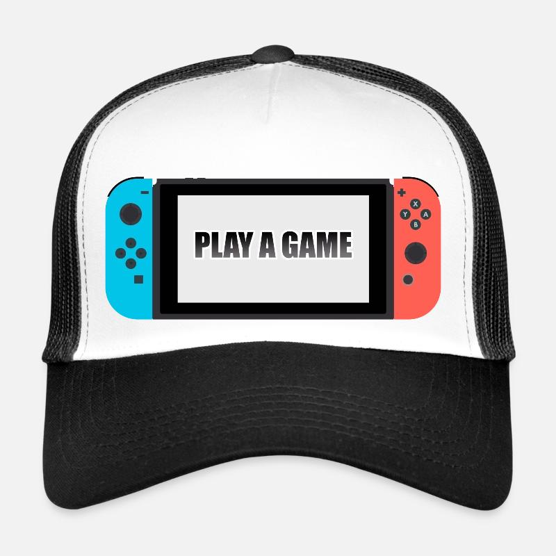 Switch Game - Trucker Cap - Weiß/Schwarz