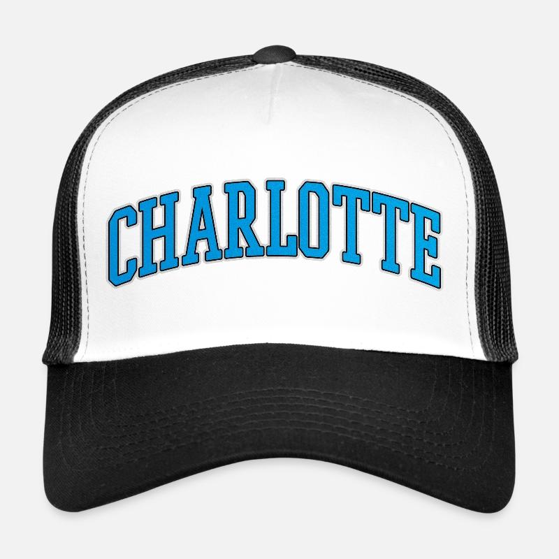 Arc courbé Varsity de Charlotte Casquette trucker 